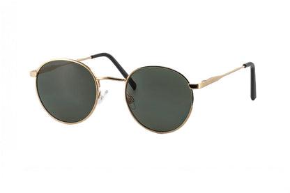 Boléro Sage — Round Metal Sunglasses