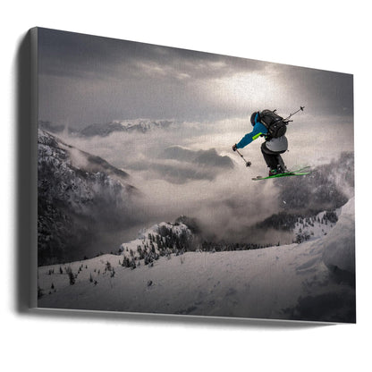 Wall art Backcountry skiing
