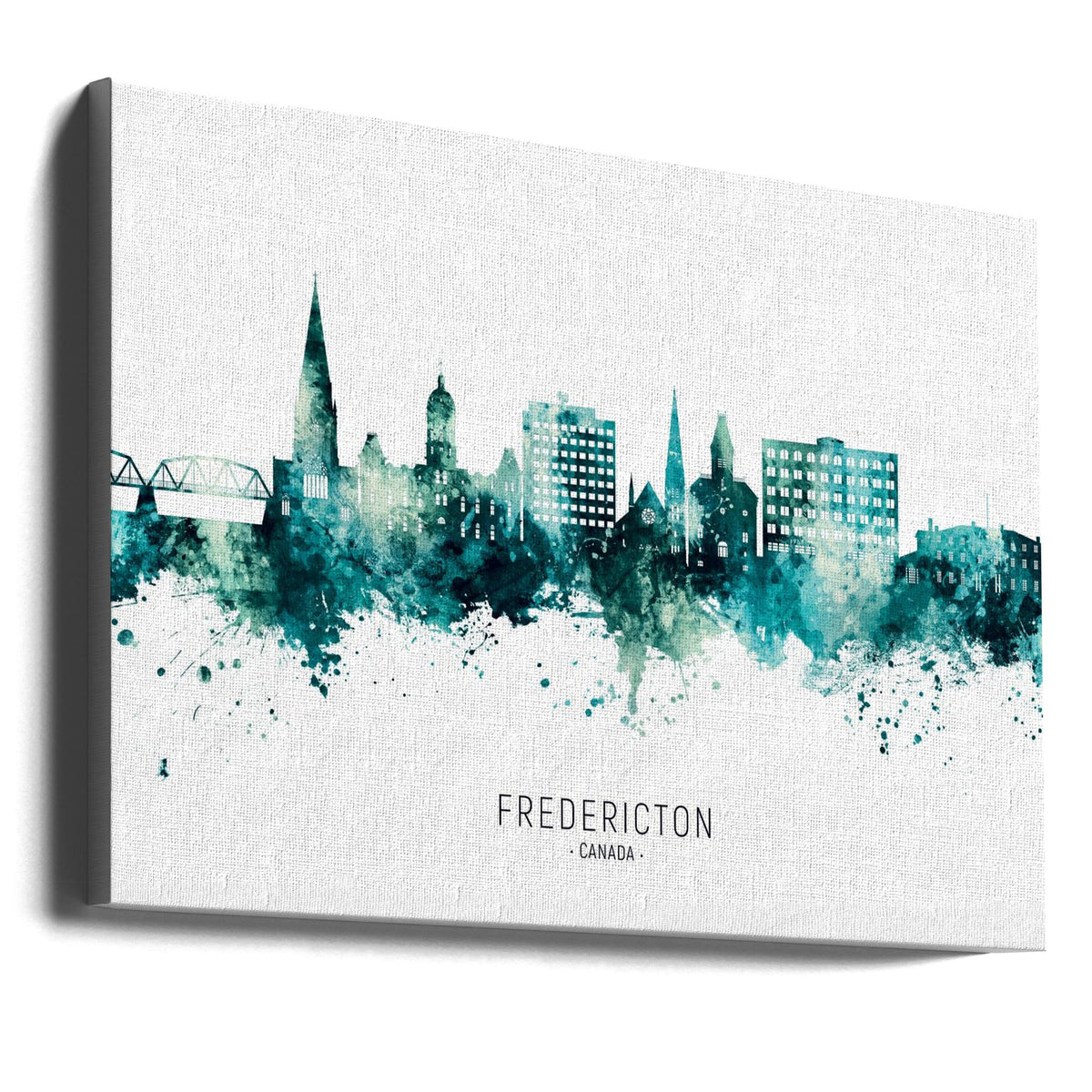 Décoration murale Fredericton Canada Skyline