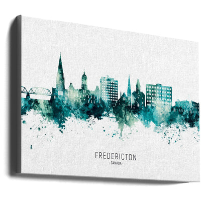 Décoration murale Fredericton Canada Skyline