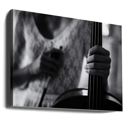 Wall art break for the cello