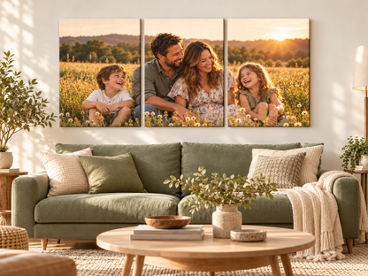 Split canvas prints 3 panels Triptych 16" x 20" each Panel