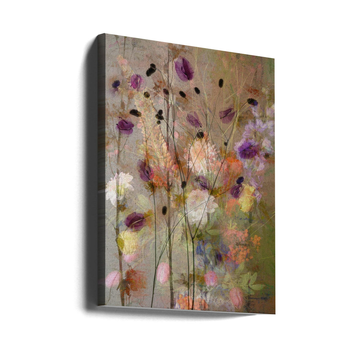 Wall art Painterly flowers