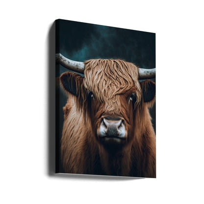 Wall art Highland Cow Canvas Print