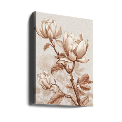 Beige Flowers 3