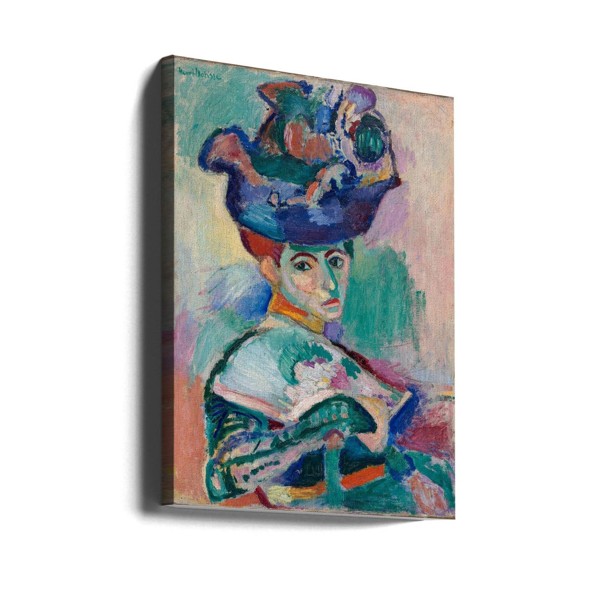 Wall art Woman With Hat