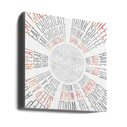 Wall art GRAPHIC ART Life Circles