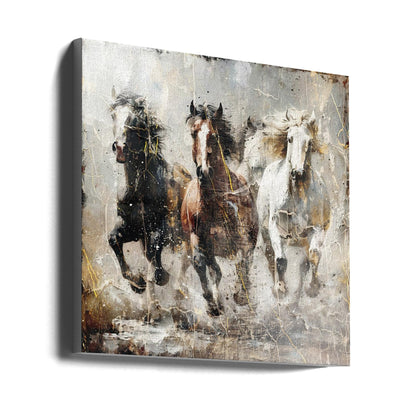 Art mural Cheval Illustration d'art vintage 15