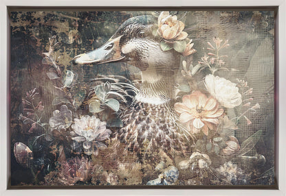 Art mural Canard Animal Illustration vintage Wallart 06