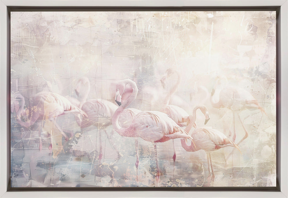 Wall art Flamingo Animal Vintage Art Illustration Wallart 10