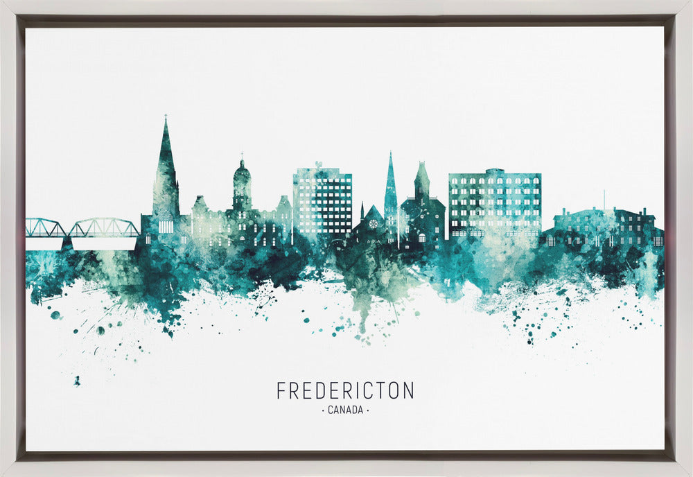 Décoration murale Fredericton Canada Skyline