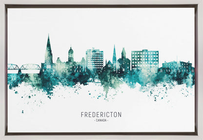 Décoration murale Fredericton Canada Skyline