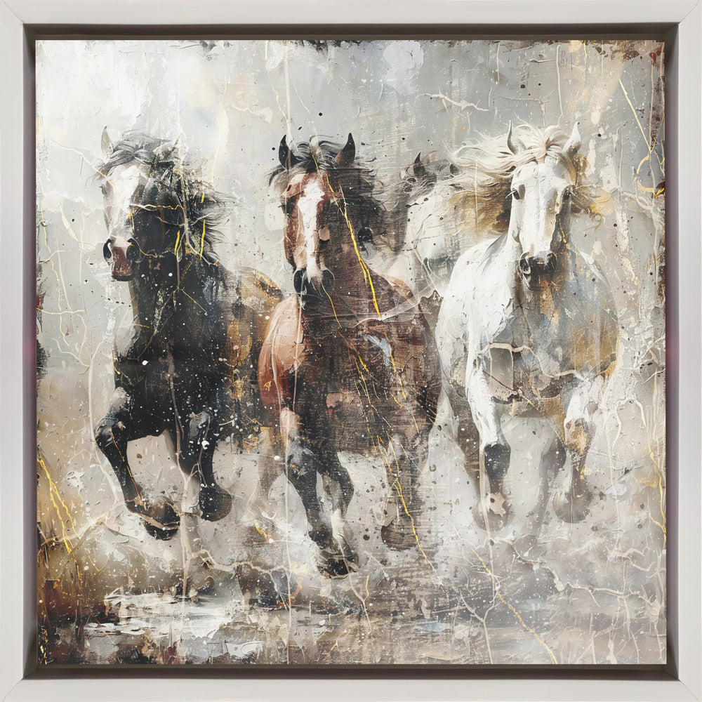 Art mural Cheval Illustration d'art vintage 15
