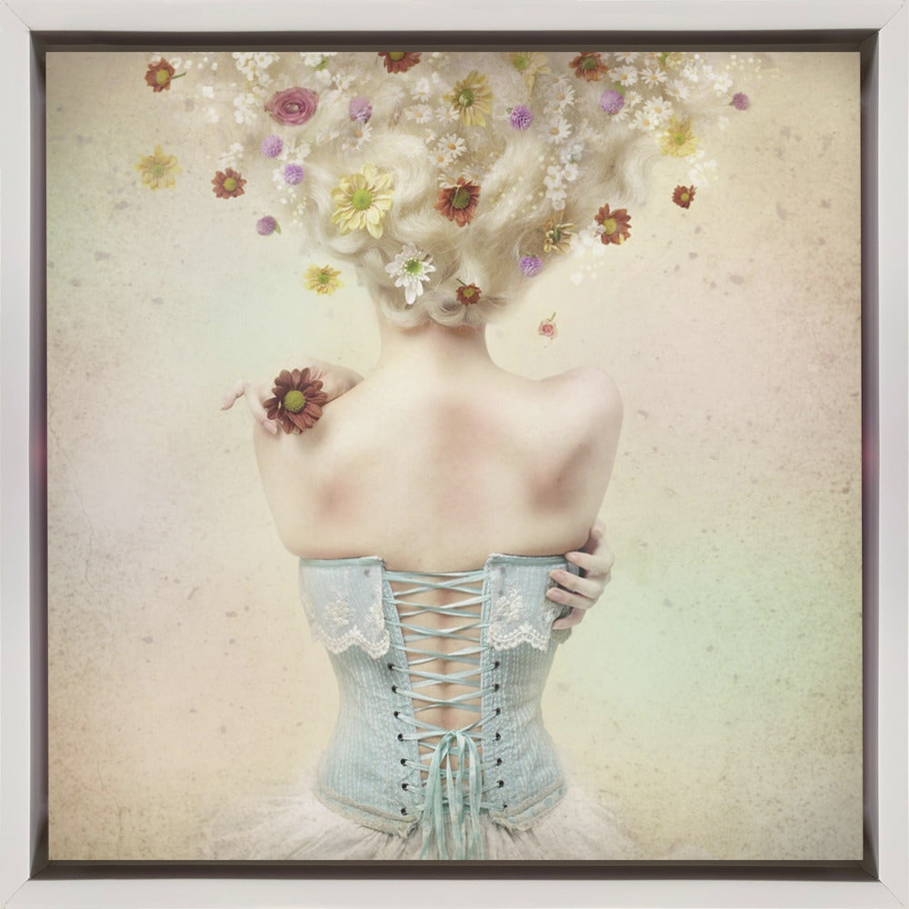 Wall art Girl of the flower garden