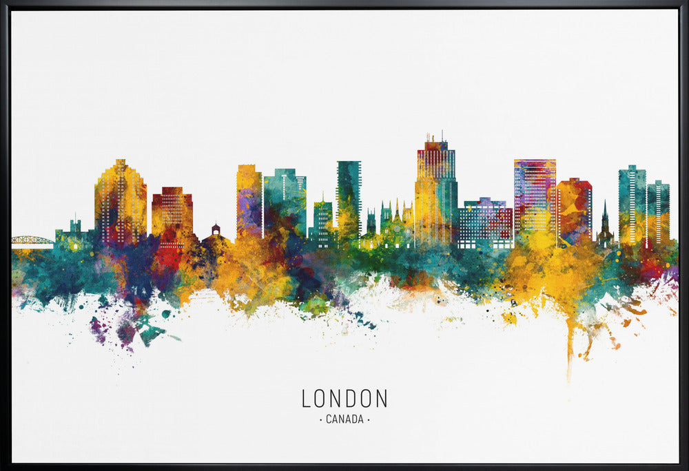 Wall art London Canada Skyline