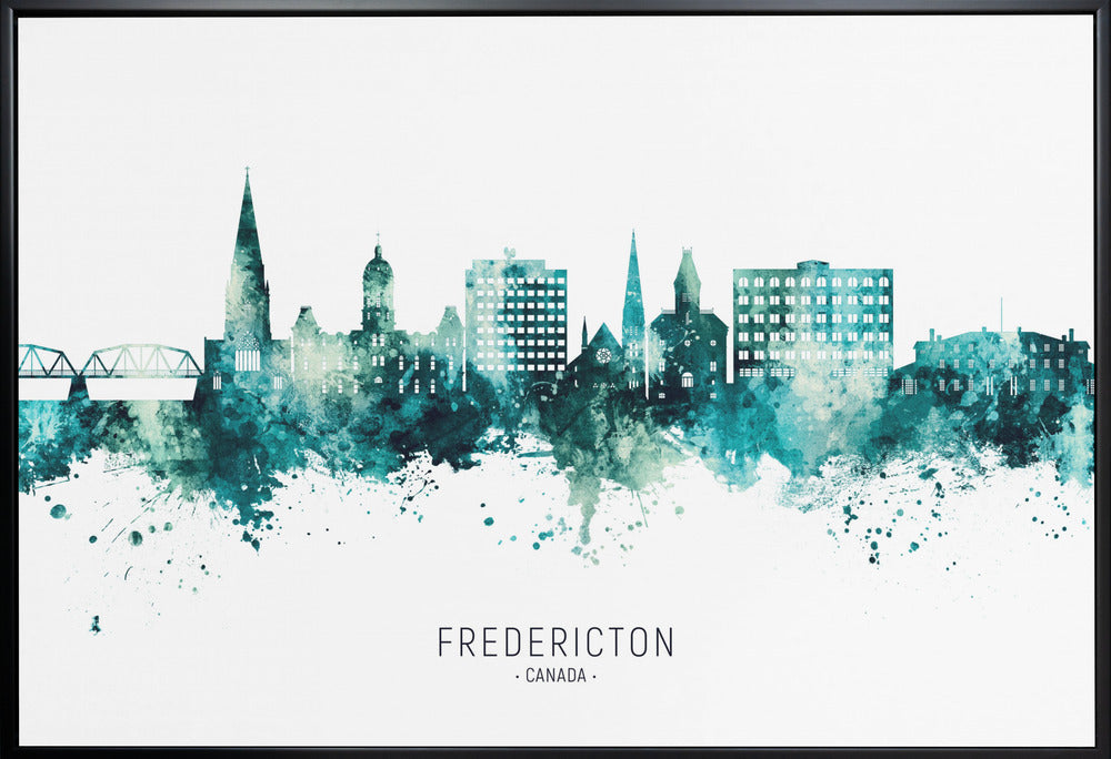Décoration murale Fredericton Canada Skyline
