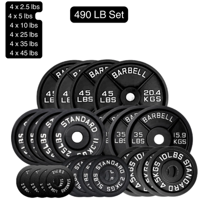 Lots de plaques de poids HAJEX