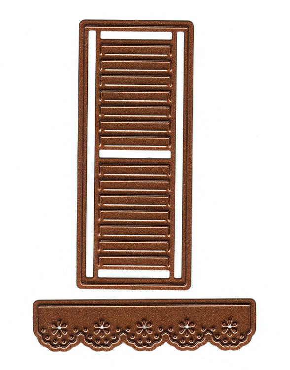 Matrices de découpe Volet et Cantonnière pour Collection Kinetic