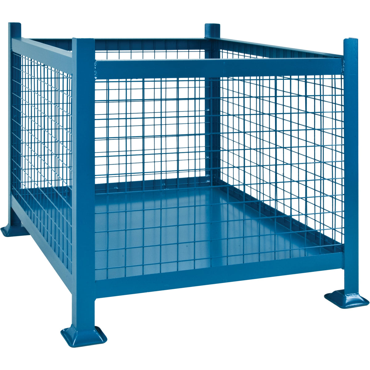 Conteneurs d'empilage en vrac, 102,87 cm L x 123,19 cm P x 76,2 cm H, capacité de 1360 kg.