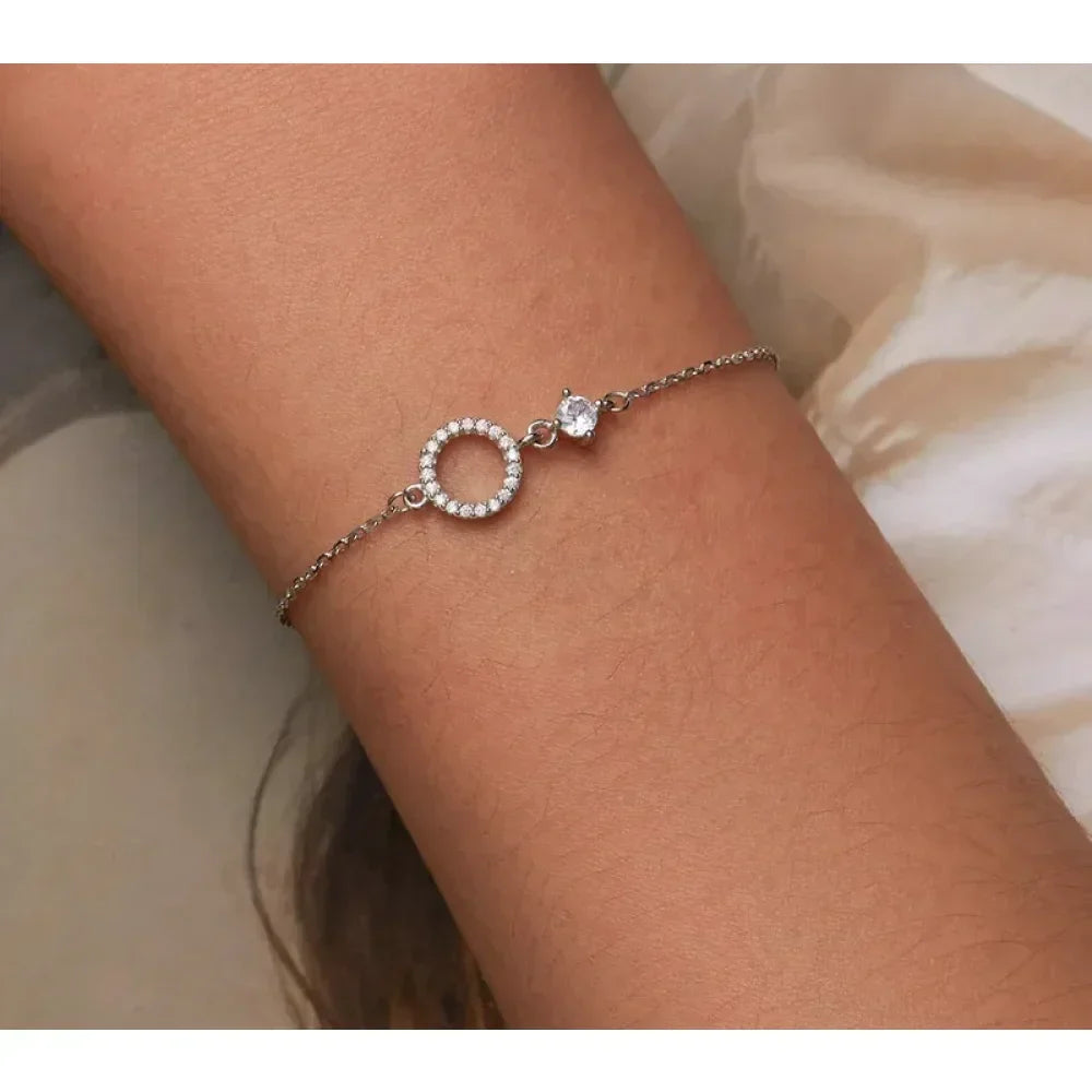 Bracelet en chaîne en argent sterling 925