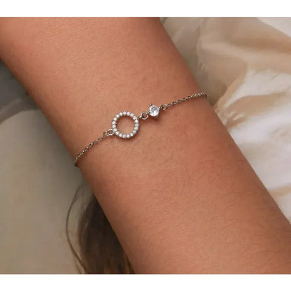 Bracelet en chaîne en argent sterling 925