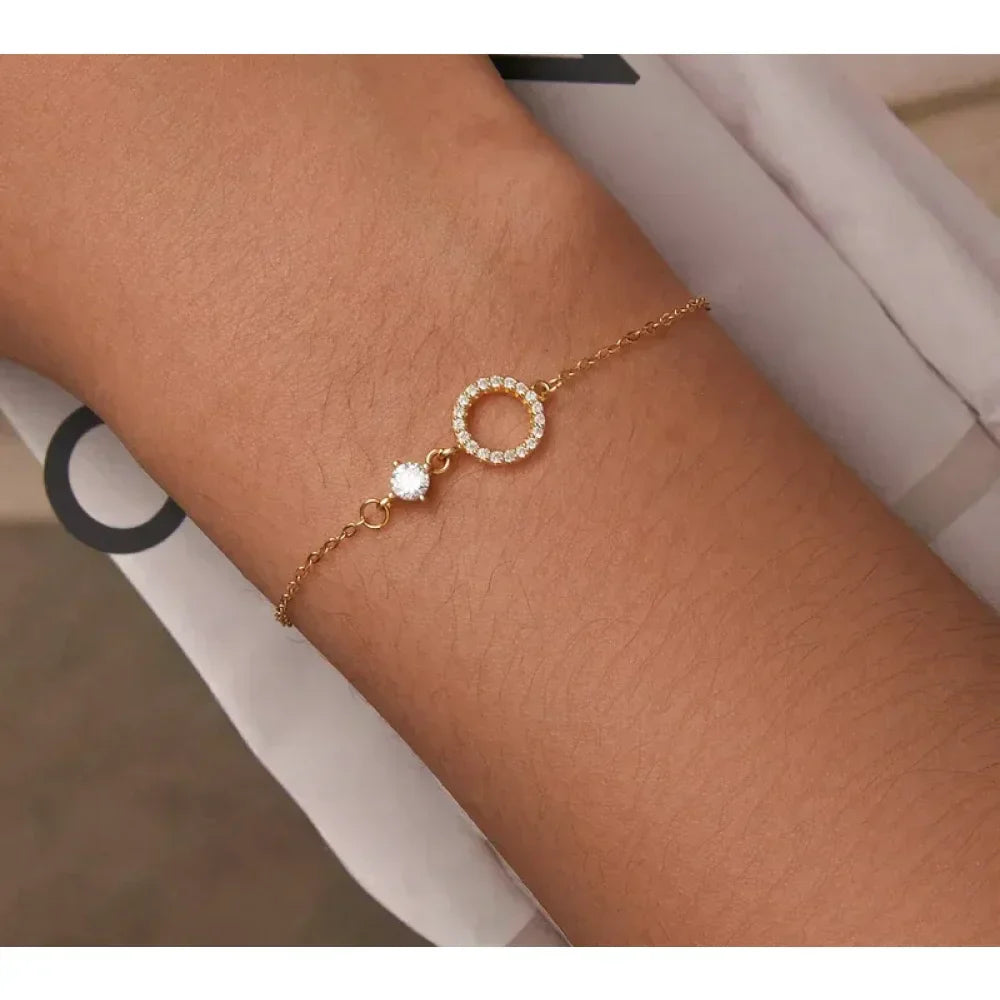 Bracelet en chaîne en argent sterling 925