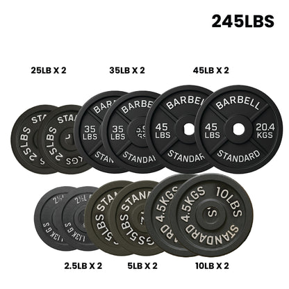 Lots de plaques de poids HAJEX
