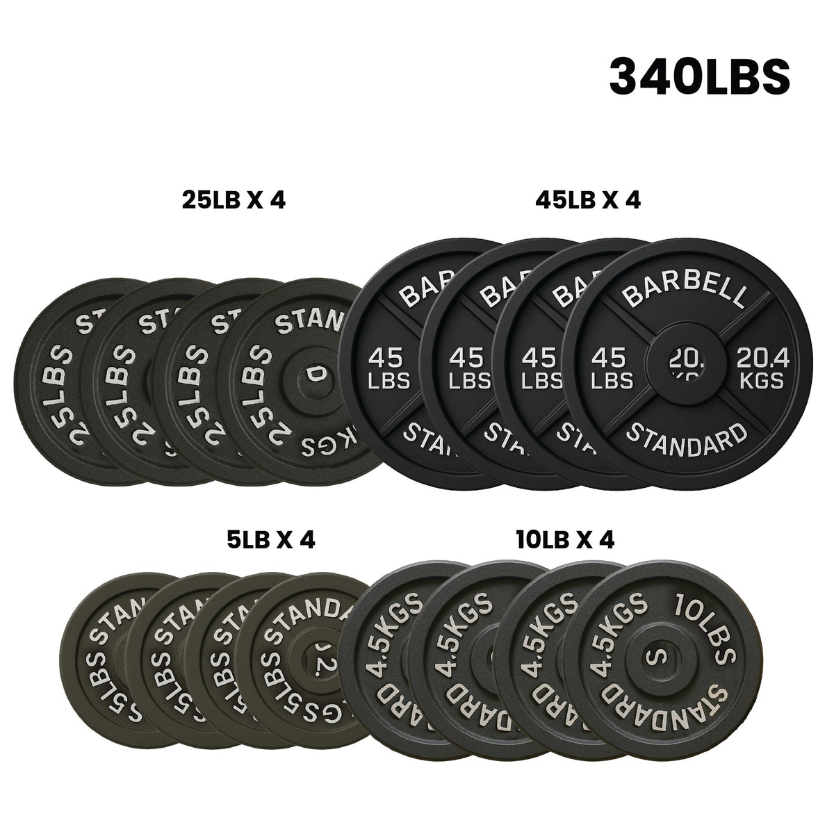 Lots de plaques de poids HAJEX