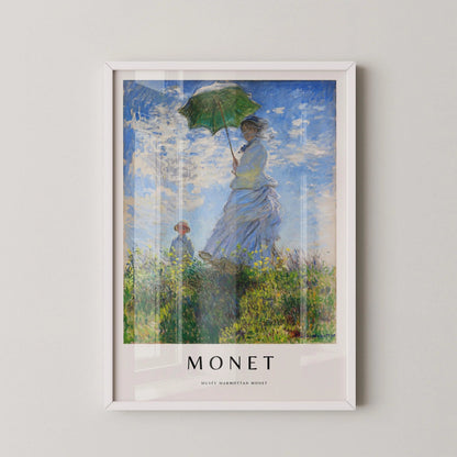 Monet - Madame Monet à l'ombrelle : Impression d'art fine art giclée
