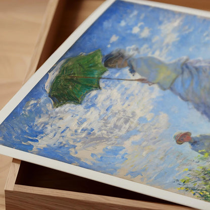 Monet - Madame Monet à l'ombrelle : Impression d'art fine art giclée