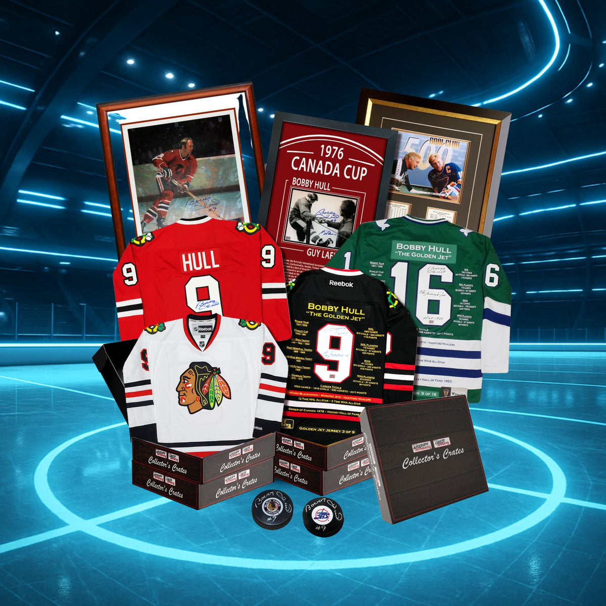 Collector's Crate Mystery Box - Bobby Hull Golden Series /20
