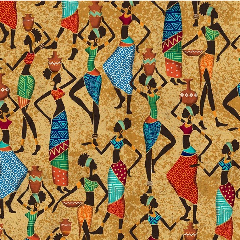 Michael Miller - Kenya - Femmes africaines - CX9988-MULT-D