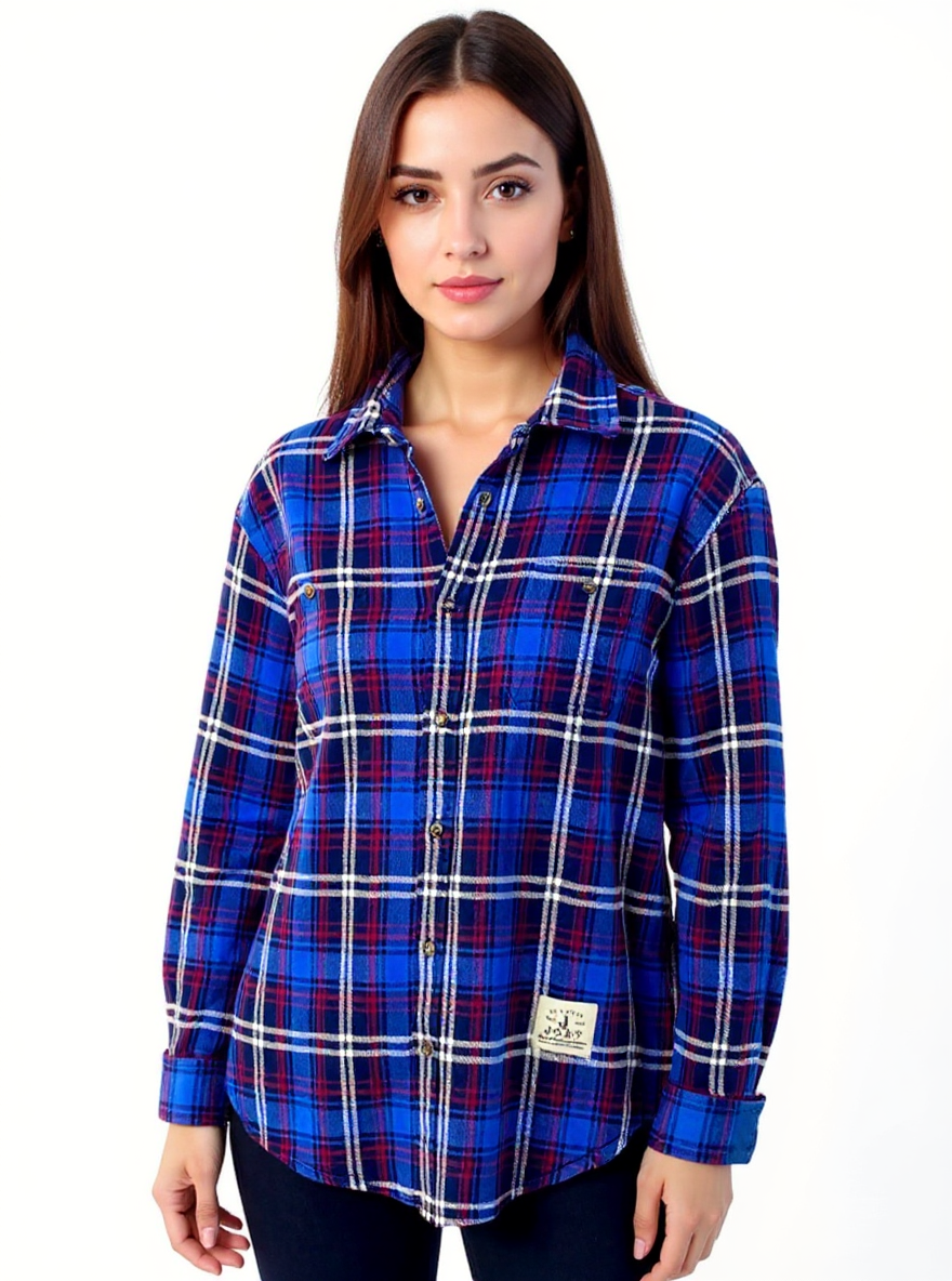Chemise en flanelle style rockeur vintage The Doors
