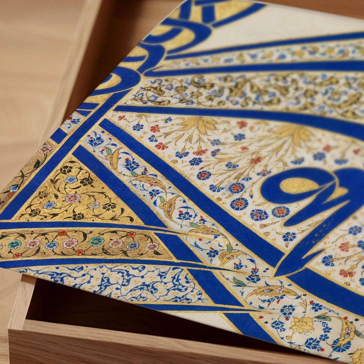 Impression d'art Tughra du sultan Soliman : Calligraphie arabe ancienne