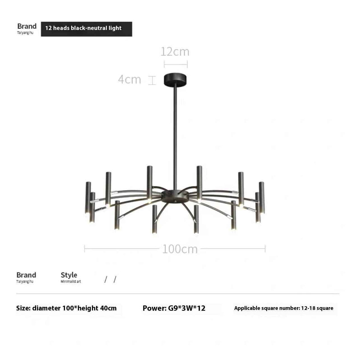 Nordic Style Lamps Simple Modern Net Red Chandelier Minimalist Creative