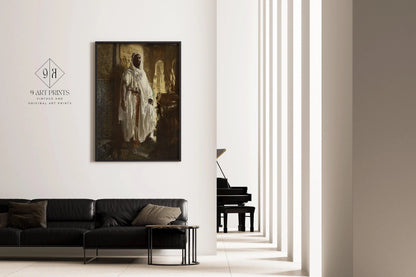 Eduard Charlemont - The Moorish Chief | Famous Orientalist Art (available handframed or unframed)