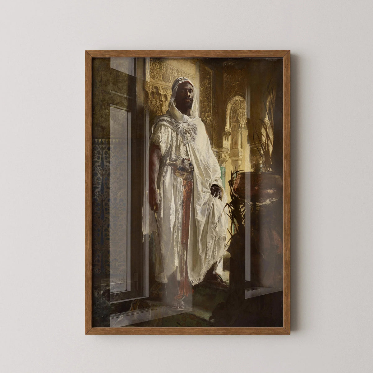 Eduard Charlemont - The Moorish Chief | Famous Orientalist Art (available handframed or unframed)