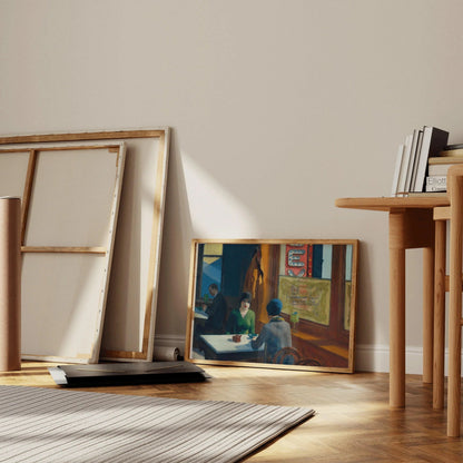 Edward Hopper - Cafe (Chop Suey) | Famous Art (available handframed or unframed)