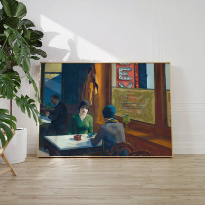 Edward Hopper - Cafe (Chop Suey) | Famous Art (available handframed or unframed)