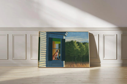 Edward Hopper - Matin à Cape Cod | Œuvre d'art célèbre (disponible encadrée à la main ou non encadrée)