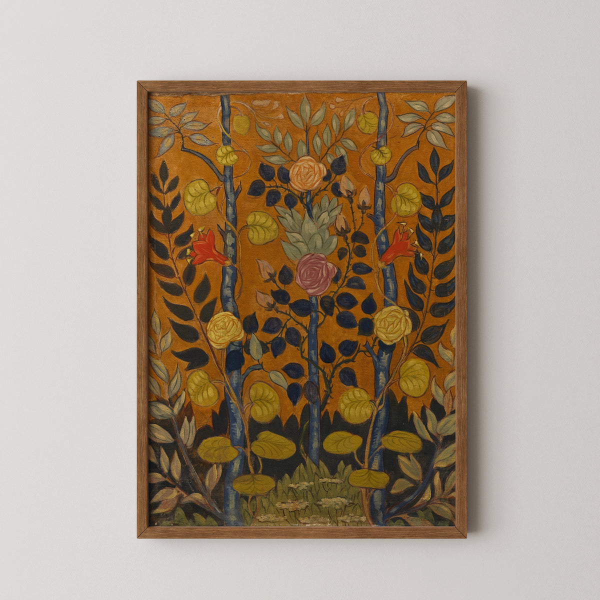 Emile Bernard Roses Print: Vintage Impressionist Still Life, Giclee Fine Art