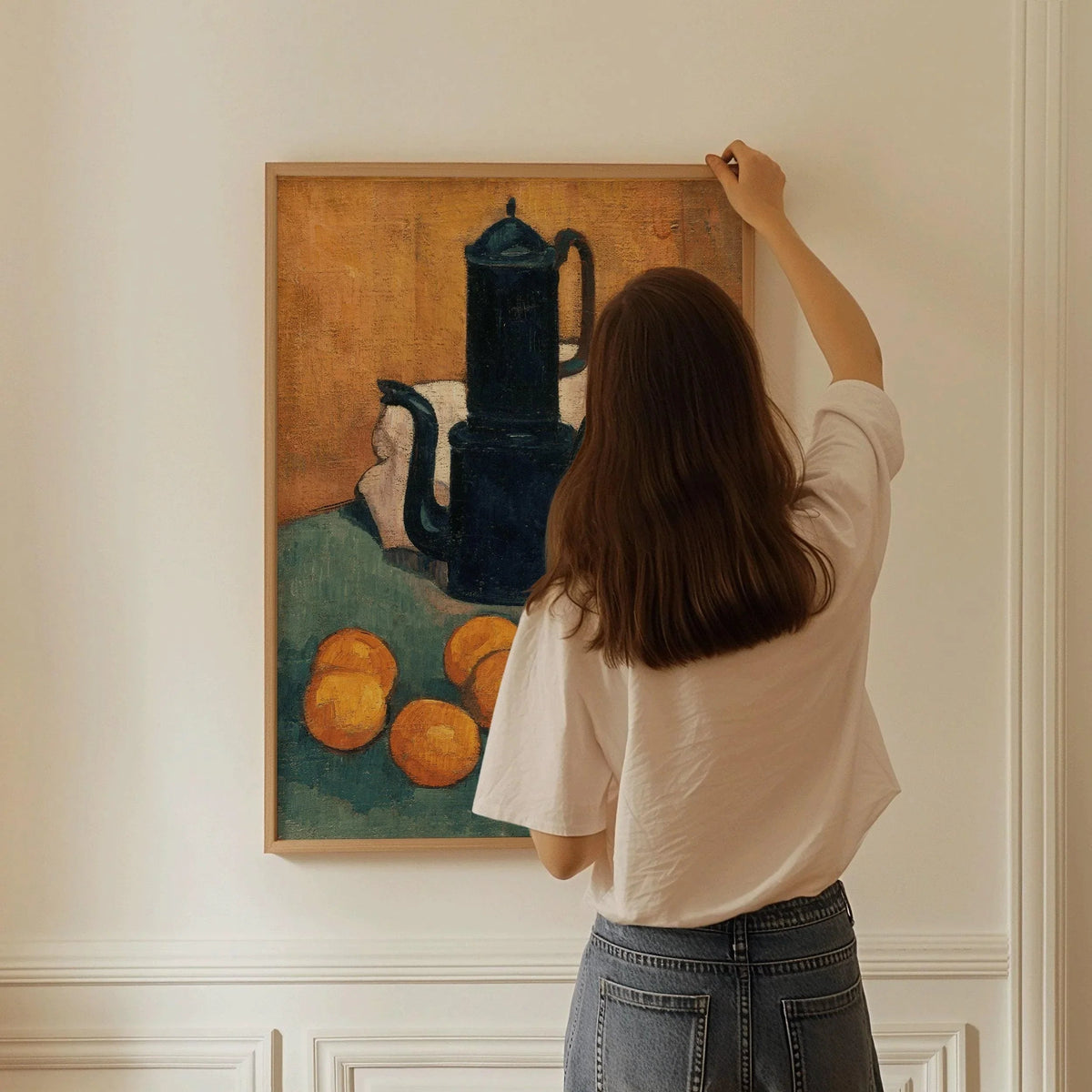 Emile Bernard Still Life Art Print: The Blue Coffee Pot (Framed or Unframed)