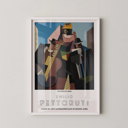 Emilio Pettoruti - The People's Song | Famous Cubist Art (available handframed or unframed)