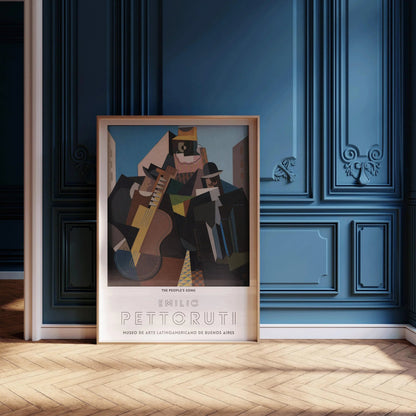 Emilio Pettoruti - The People's Song | Famous Cubist Art (available handframed or unframed)
