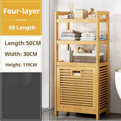 Simple Folding Japanese Nanzhu Fabric Shelf