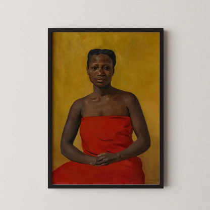 Felix Vallotton - Woman in Red | Famous Impressionist Art (available handframed or unframed)