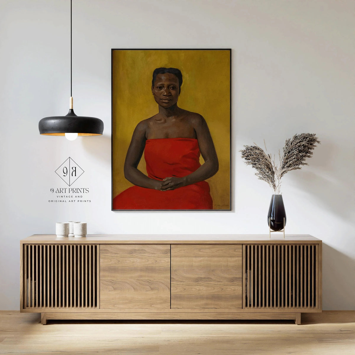 Felix Vallotton - Woman in Red | Famous Impressionist Art (available handframed or unframed)