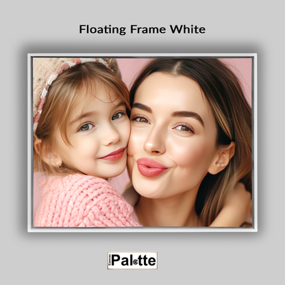 Floating Frame White