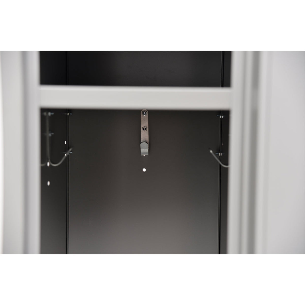 Lockers, 2 -tier, Bank of 3, 36" x 18" x 72", Steel, Grey, Rivet (Assembled)