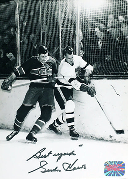 Gordie Howe Autographed 5x7 Sepia Photo